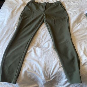 Express Olive Skinny Pants